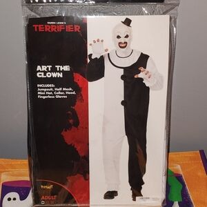 Spirit Terrifier Art the Clown Adult Costume Men Sz L/XL New!